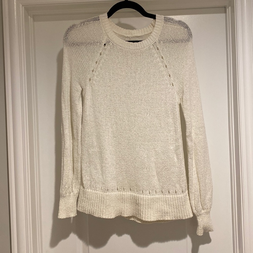 Cream sweater from Loft